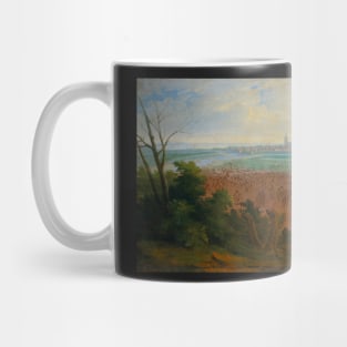 Troops near a city Mug